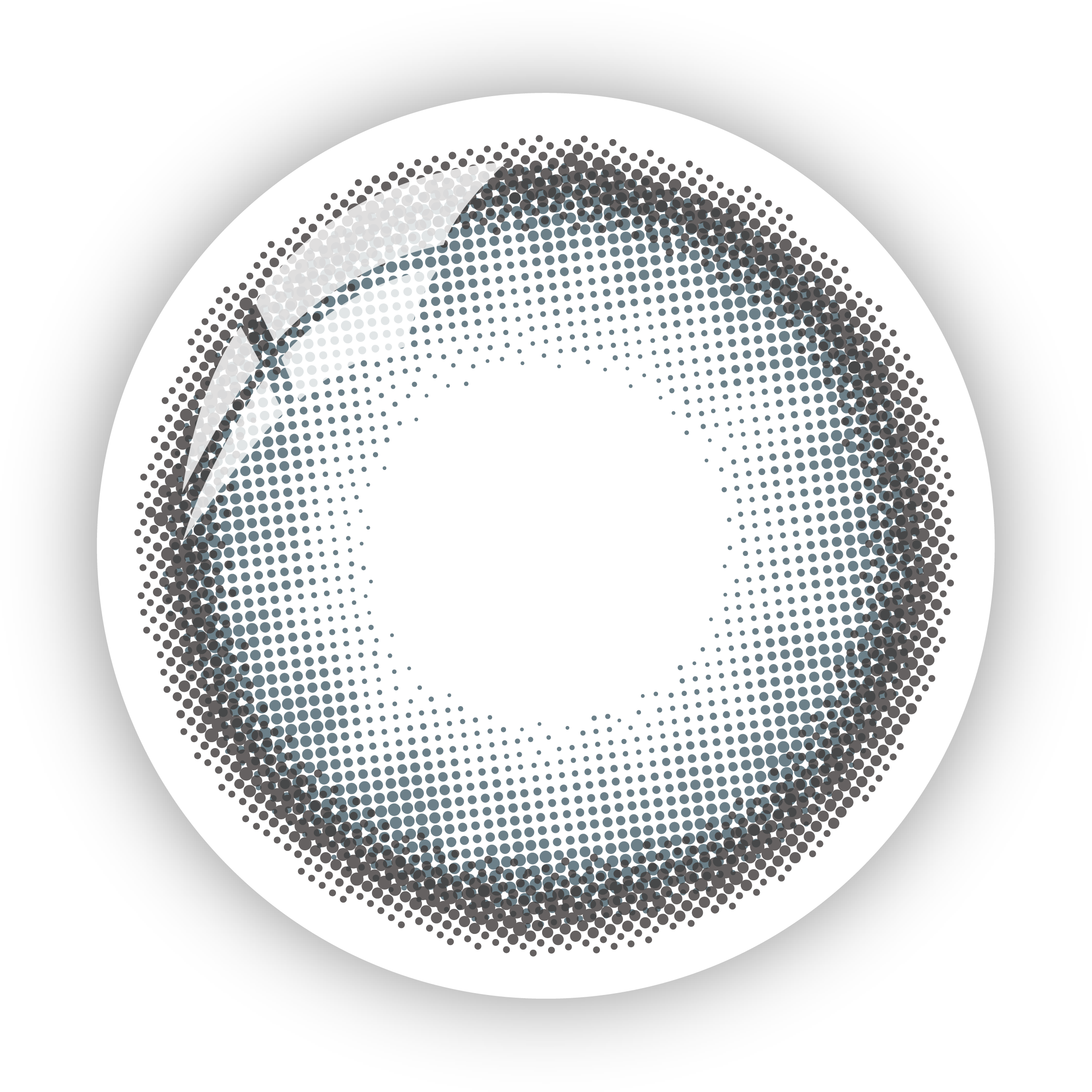 琦洛麗星眸甜語系列 - 灰色隱形眼鏡鏡片圖